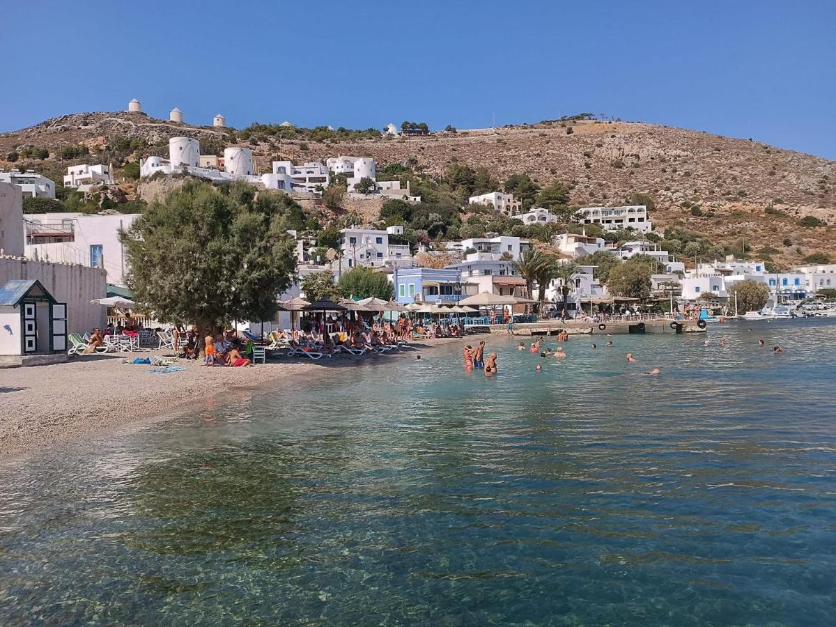 Апартаменты Ονειρόπετρα Λέρος~Oneiropetra Leros Panteli Экстерьер фото